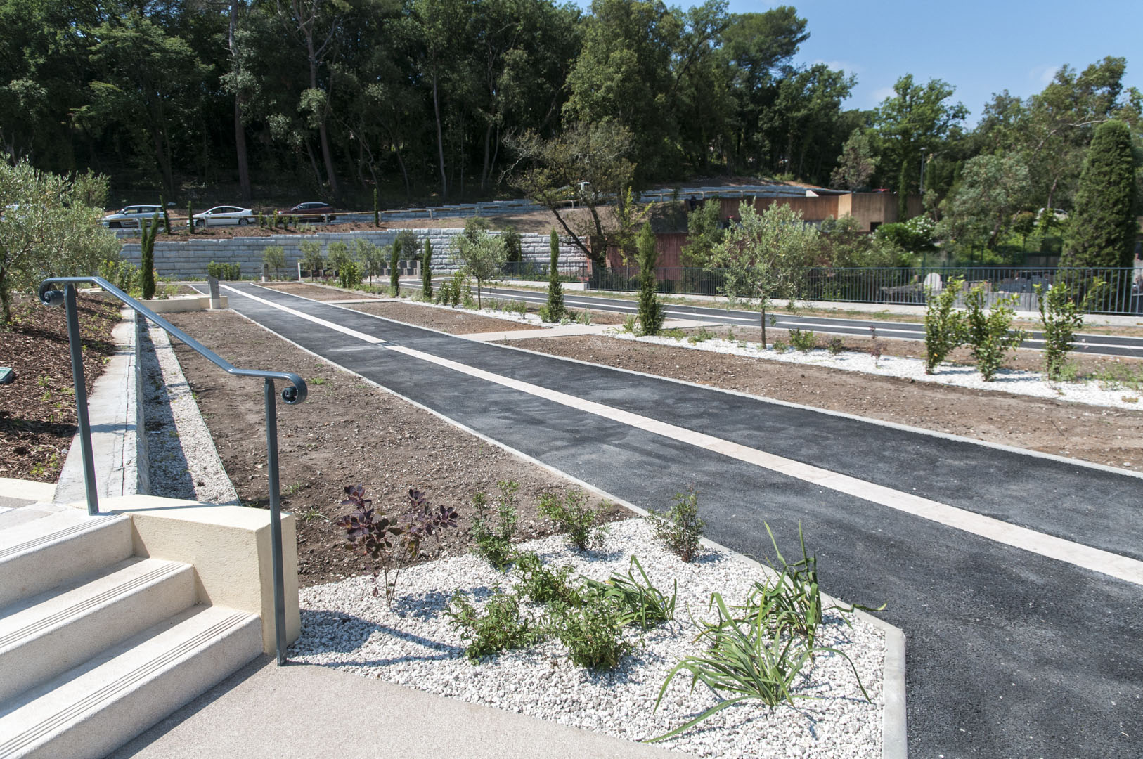 Inauguration de l’extension du cimetière de la Rine