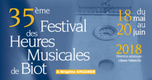 Festival des Heures Musicales de Biot pour newsletter tourisme