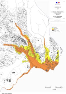 carte aléa inondation biot PAC