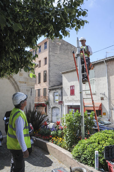 éclairage public led Biot