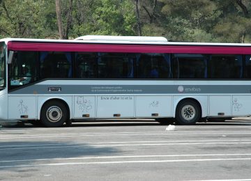 Aménagement du trottoir route de Valbonne : des tests de croisement de bus sont prévus le mercredi 08 décembre 2021