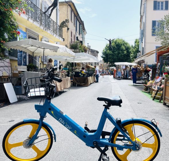 Les vélos Bik’Air débarquent à Biot !