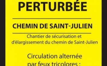 Travaux Chemin de Saint-Julien