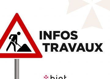 INFO TRAVAUX – Route d’Antibes – Chemin de la Brague
