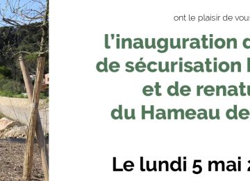 Inauguration des travaux du Hameau de la Brague