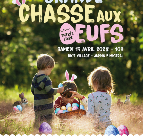 Chasse aux Oeufs : Samedi 19 avril 2025