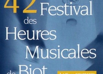 42e Festival des Heures Musicales de Biot