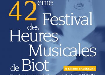 42e Festival des Heures Musicales de Biot