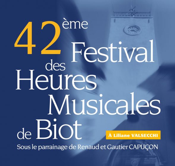42e Festival des Heures Musicales de Biot